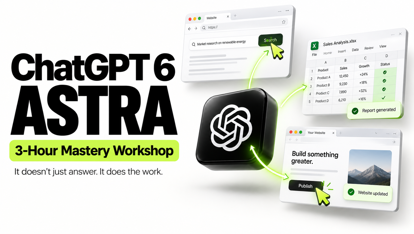 3-HOUR CHATGPT - 6 ASTRA MASTERY WORKSHOP