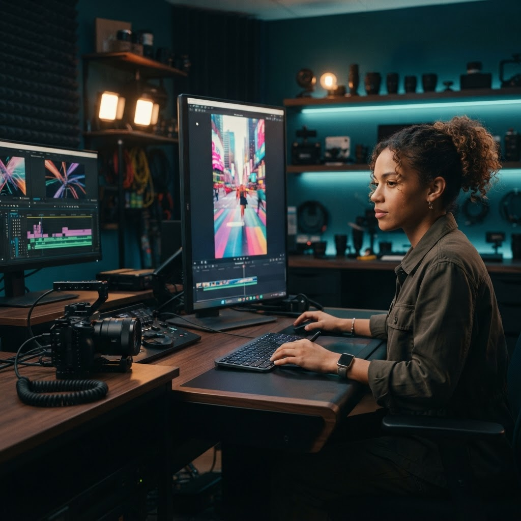 AI Video & Reels media production example