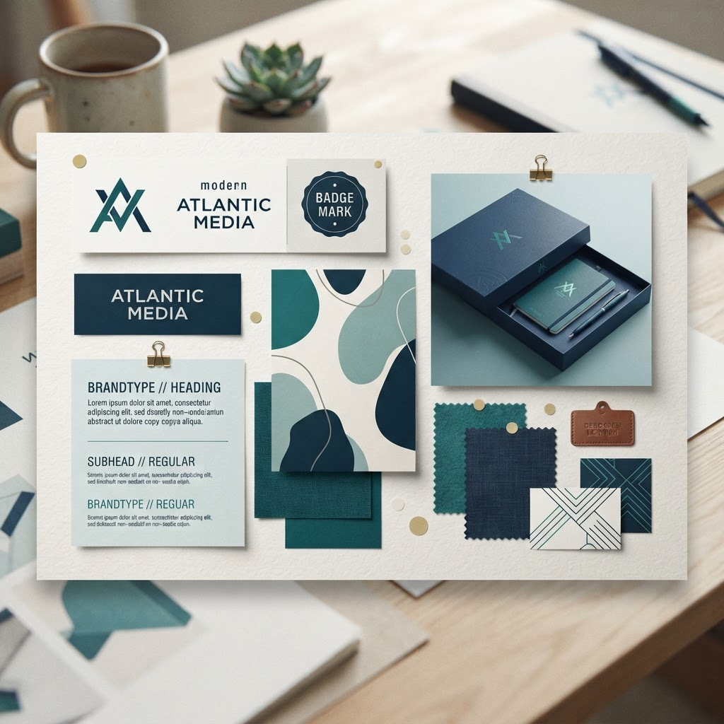 Brand Identity & Visual System media production example