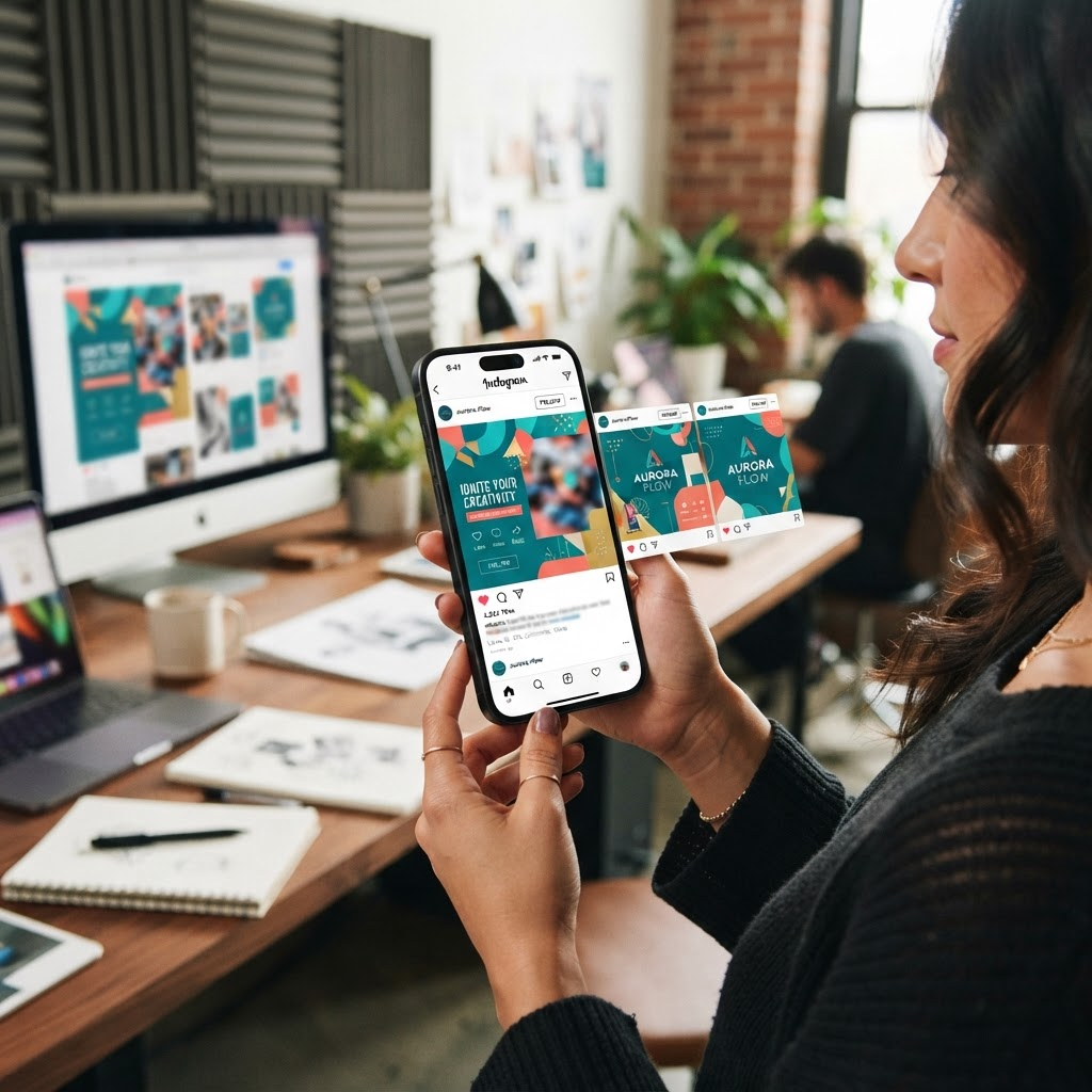 Social Media Creative Campaign media production example